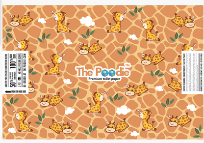 The Poodie 100% Bamboo Toilet Paper