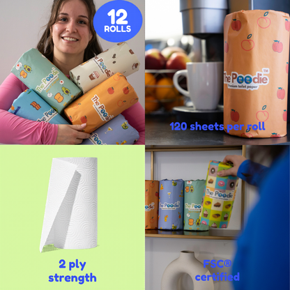 100% Bamboo Paper Towels